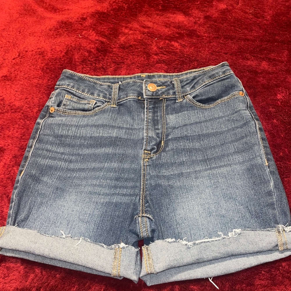 No Boundaries Blue Jean Shorts